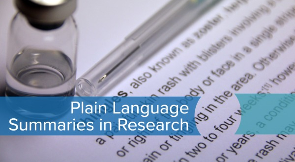 Plain language summaries webinar