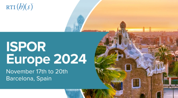 Image of Barcelona with overlay text of ISPOR Europe 2024